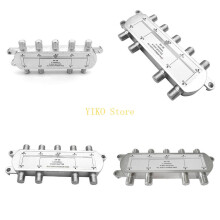K32C 8Way Coaxial Cable Splitter 5-2400MHz Good Performance Splitter F Type