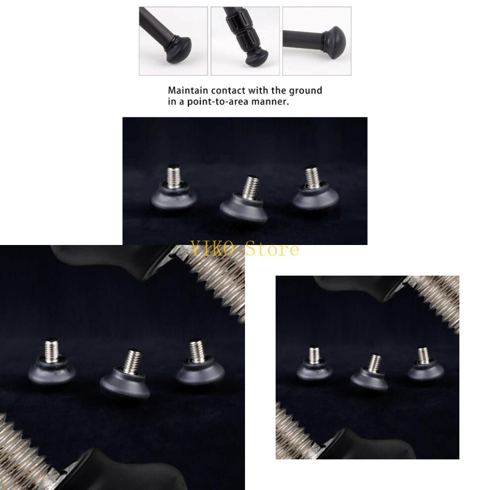 K32c Stainless Steel Rubber Feet Spikes For Tripods And Monopods With 3/8" Mounting 6935161532487