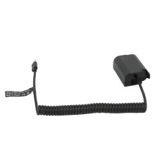 DC-Adapter Typ C zu Dummy-Akku für Lumix S5 GH6, QC PD 9V-12V