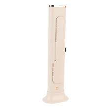 Wiederaufladbarer kleiner Turmventilator 1200mAh, kabelloser Tischventilator, beige