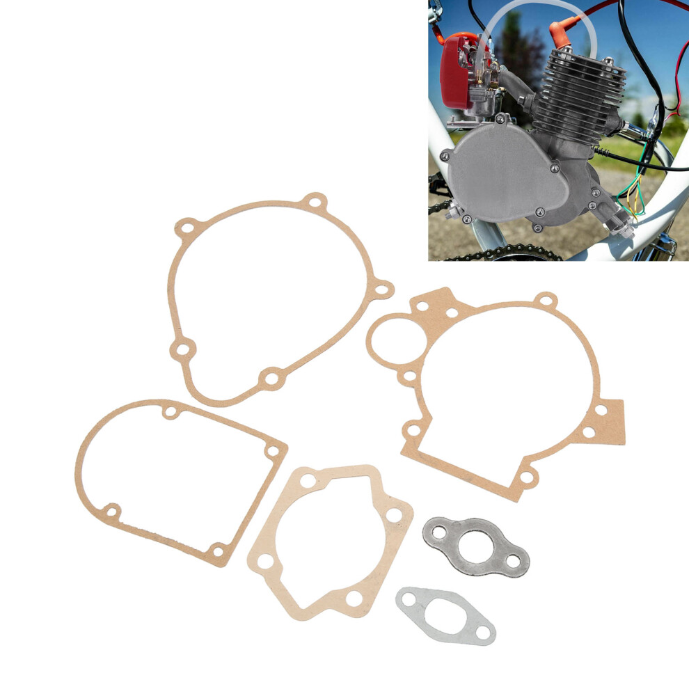 Complete Gasket Set (6Pcs) For 100Cc Motorized Bicycle Push Bike Engine 6931372696338