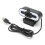 Webcam para streaming com luz circular, webcam USB para computador com microfones duplos com redução de ruído e tripé, câmera profissional Full 3