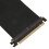 PCIE 3.0 x16 GPU Extension Cable 128Gbps with EMI Shielding 90 Angle 9