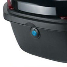 Large Capacity Electric Motorcycle Rear Box, Blue, ABS & PP