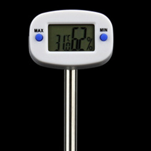 Digital Soil Thermometer 3x4.5x2cm Waterproof Humidity Tester