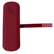 Kosmetikpinsel-Halter, Reise-Make-up-Pinsel-Etui,-Burgund