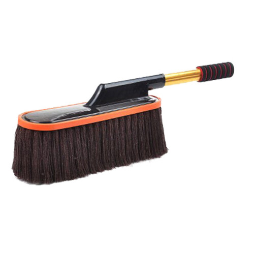 Pennello Pulitore Auto Antigraffio con Manico Estensibile, Marrone 1