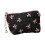 Stilvolle Make-up-Tasche aus Polyester mit- schwarz rosa 1