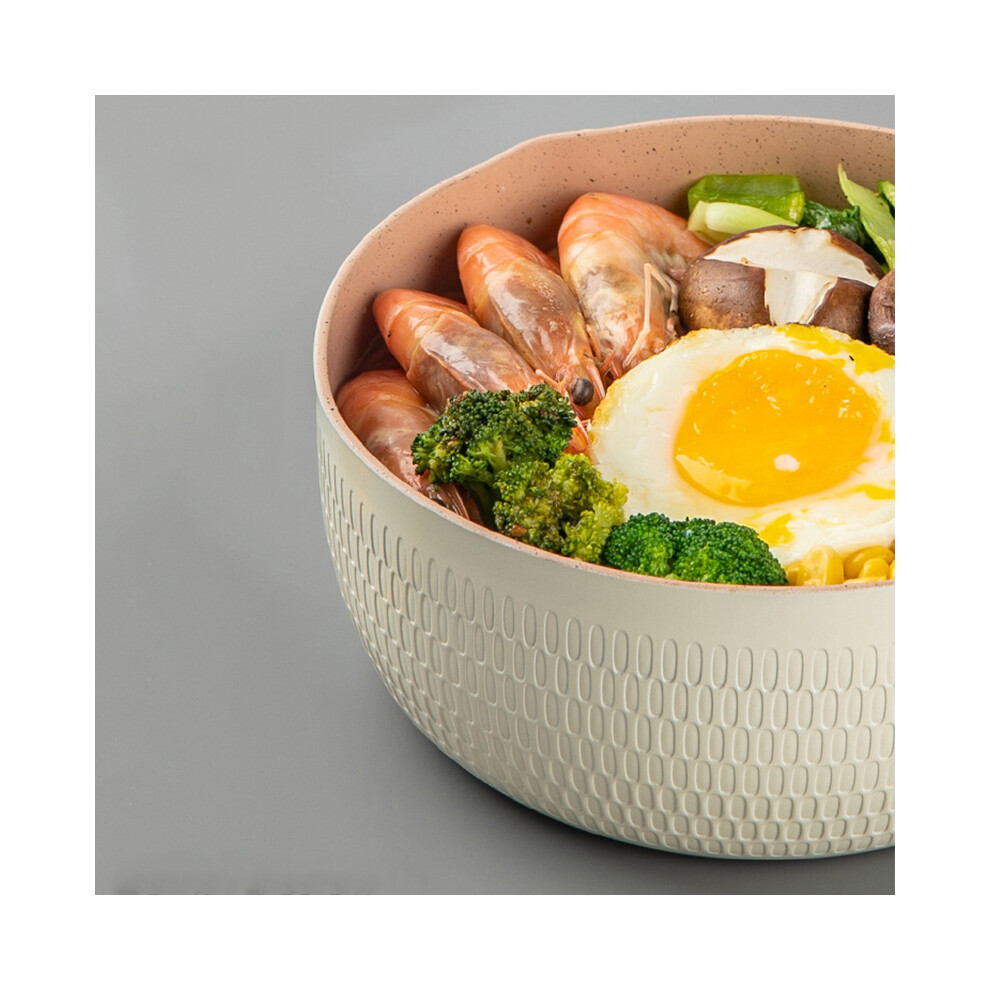 Japanese Style Nonstick 20Cm Milk Noodle Soup Saucepan For Baby Food White