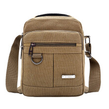 Leichte Herren-Umhängetasche mit multifunktionalen-Khaki