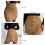 Φούστα σε γραμμή Α για γυναίκες, Μίνι φούστα με ψηλή μέση από κοτλέ ύφασμα με 4