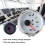Μετρητής Trim Gauge για θαλάσσια οχήματα, μετρητής Trim Gauge από ανοξείδωτο χάλυβα με 7