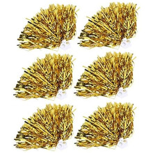 Teamgeist-Pompons mit Stabgriff, Pompons für Tanzteams aus hochwertigem Material, komfortables Griffdesign für Cheerleading und