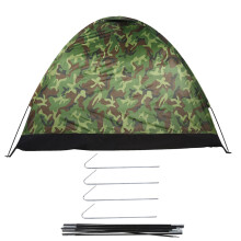 Family Camping Tent with Camouflage Look, Portable and Lightweight Shelter for Outdoor Adventures, Mesh Net Bug-Free Interior Tent for Hiking and