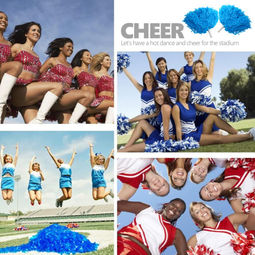 Σετ Cheer Pompoms, ιδανικό για πάρτι, ευέλικτο αξεσουάρ με βολικό κράτημα, ομαδικό 2