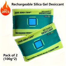 (2pcs, 100g*2 (New Style)) 2 Stück wiederverwendbare Silikagel-Auto-Luftentfeuchterbeutel – 100 g, Feuchtigkeitsabsorber für Fahrzeuginnenräume