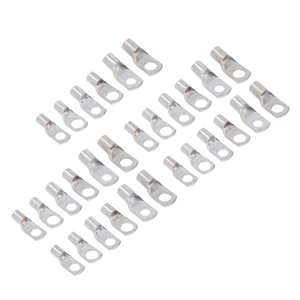 Set Of 30 Heavy Duty Tinned Copper Wire Lugs Sc16 Sc25 Sc35 Assorted Connectors 8491372712004