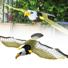 Flying Hawk Bird Repellent- Hanging-Eagle Flying Owl Repellent- Scarer Decoy Repellent- Pest Control Scarecrow Garden Decoration