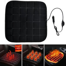12V Car Heated Seat Pad Heating Cushion Cover Heater Kit Electric Car Seat Heating Cushion Keep Warm Pad Cushion Accessories