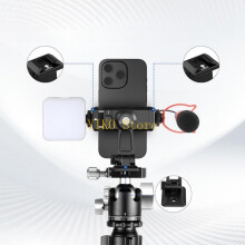 K32C Metal Holder Clip Adapter with 360 Rotation for Vlog Video Photos