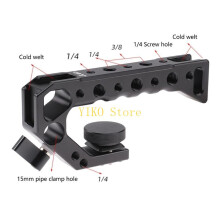 K32C MultiFunctional Camera Handgrip Cold Shoe Top Handle for Clearer Outdoor Shot
