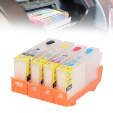4 Stück Tintenpatronen-Set für Officejet 904, CMY, mit Dauerchips