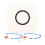 Door Chime Wireless Smart Bell Alert System Caregiver Pager Motion Sensor Fall Prevention LED Indicators Waterproof Transmitters Adjustable Volume 1