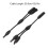 DC 1000V Solar Connector Y Branch Parallel Adapter 30.5cm Cable 8