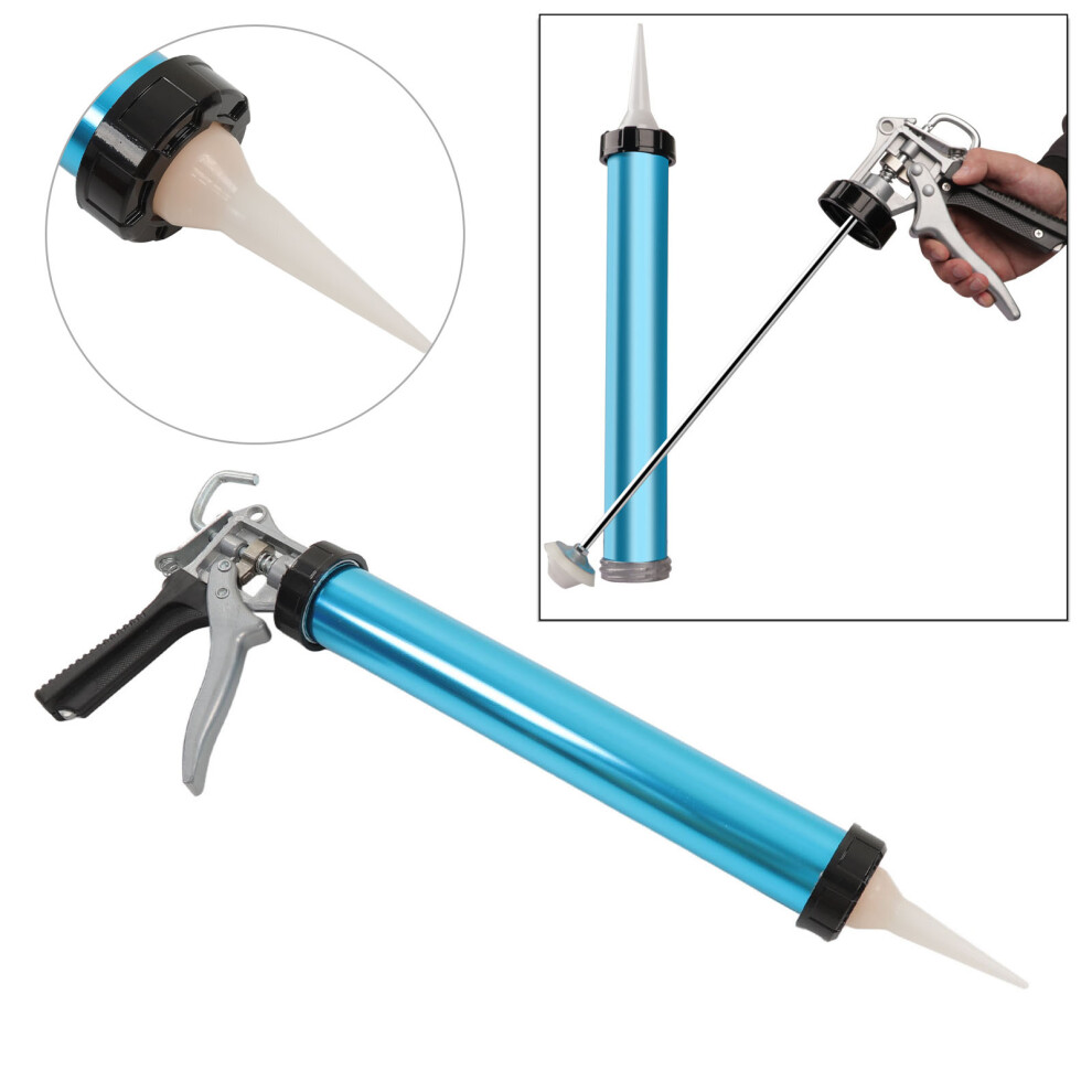 Effort-Saving Caulking Gun: Aluminum Alloy 360 Grip Heavy Duty 6931372708710