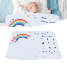 Baby-Monats-Meilenstein-Decke, modische, weiche