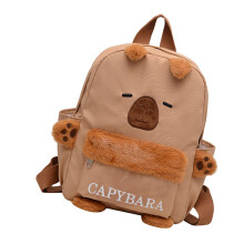 Sac de voyage sac à dos de dessin animé sac de poupées-brun