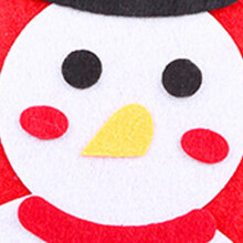 Filz-Weihnachts-Schneemann-Decorations Bastelset aus Vliesstoff DIY-Spielzeug