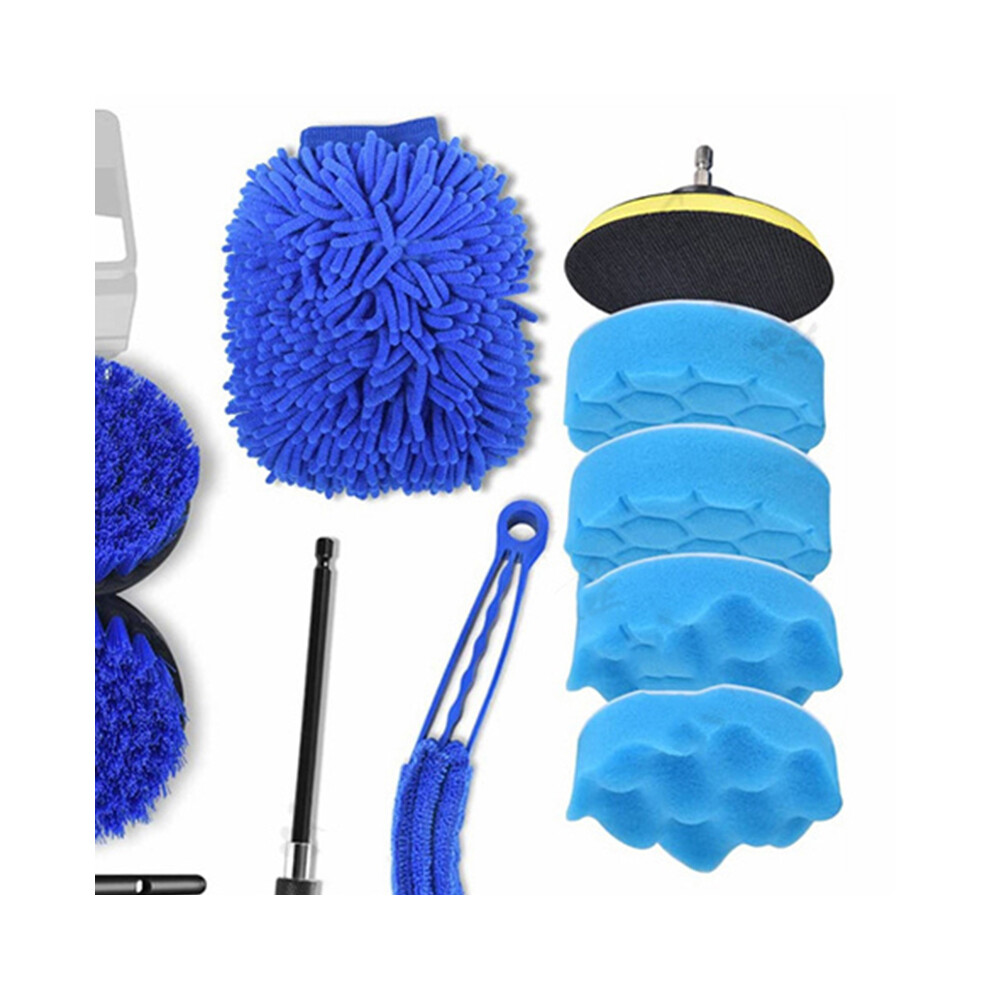 21Pcs Car Detailing Brush Kit For Interior, Exterior, Air Vents, Drill Compatible 7631372709784