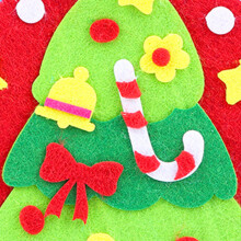 Filz-Weihnachtsdekoration Stoff, Süße DIY-Nähornamente