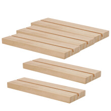 Tischkartenständer für die Heimdekoration, umweltfreundliche und wiederverwendbare Kartenhalter aus Holz für vielfältige Anwendungen, natürliche
