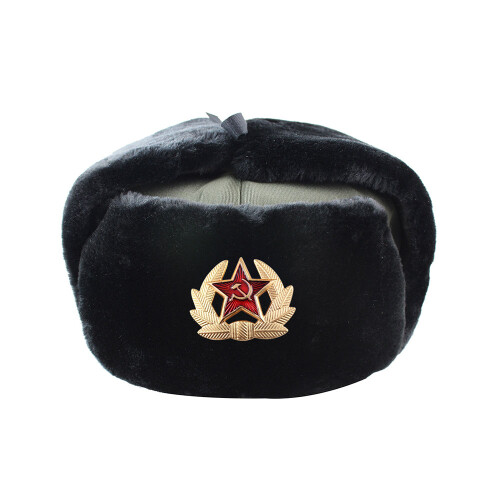 Ρωσικό Στρατιωτικό Καπέλο Ushanka, Καπέλο Trapper με Καπάκια για τα αυτιά, Αντιανεμικό