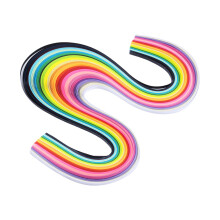 Alivio de la presión con tiras de papel para quilling, 26 colores surtidos de tiras de papel para quilling para diseños únicos y manualidades DIY.