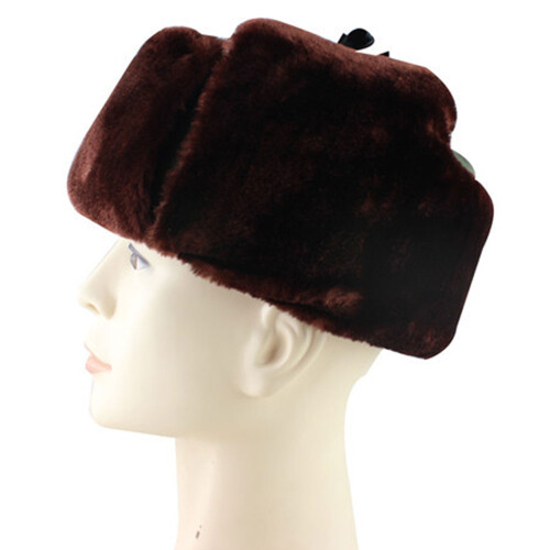 Καπέλο Ushanka με ζεστό σχεδιασμό με επένδυση, καπέλο σκι Trapper με σοβιετικά 1