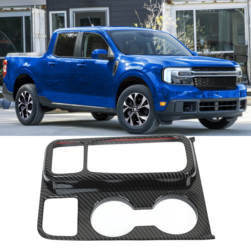 Carbon Fiber Style Gear Shift Panel Trim For Ford Maverick Pickup Lhd 6901372712260