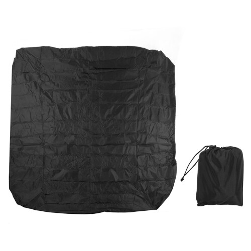 Außenbadewannendeckel 210x210x30cm Wasserdicht Silber Polyester 1
