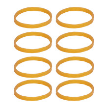 Durable Industrial Rubber Bands 120 Pcs Stretchable 160mm x 5mm Eco-Friendly