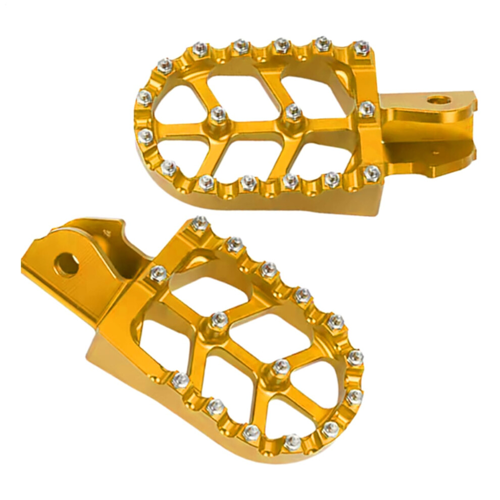 Motorcycle Foot Pegs Highway Pegs, Footing Accessories For Touring Racing Sport Cruising Gold 9426802571462