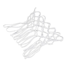 2 Stück Nylon Basketballnetze Weiß, Wetterfest, Für Innen und Außen, Heavy Duty