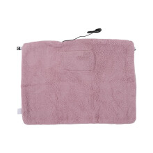 Heated Warm Shawl 5V Flannel Wrap 80x57cm USB Pinkish Purple