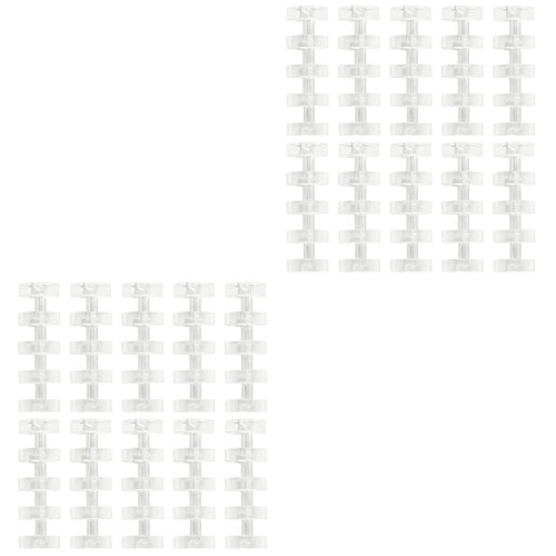 40Stk Transparente Loseblatt Ordner Büro Schule 2