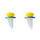 2Pcs Laundry Lint Catcher Mesh Bag White Durable Washer Lint Filter 9