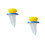 2Pcs Laundry Lint Catcher Mesh Bag White Durable Washer Lint Filter 8