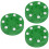 3Pièces Puck Hockey Roller Vert Pour Entraînement Intérieur 8