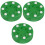 3Pièces Puck Hockey Roller Vert Pour Entraînement Intérieur 5