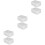 36Pcs White Cd Dvd Storage Case Box Organizer Dustproof Slim 6
